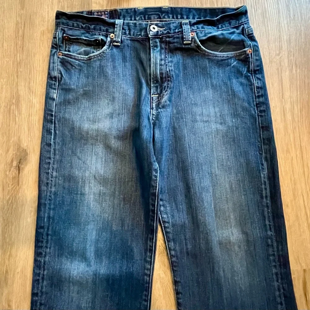 Men’s Vintage Lucky Brand Jeans by Gene Montesano Short Inseam, Hipster Size 33 - Picture 4 of 10